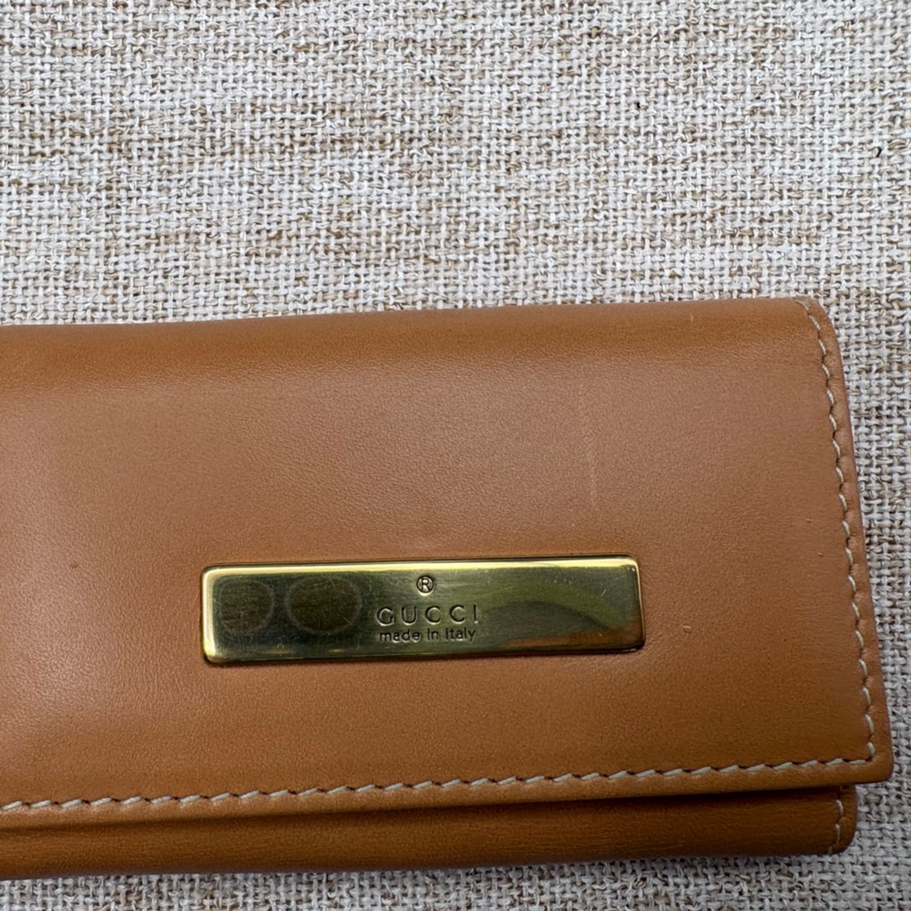 Gucci Tan Leather Key Holder - Picture 3 of 7